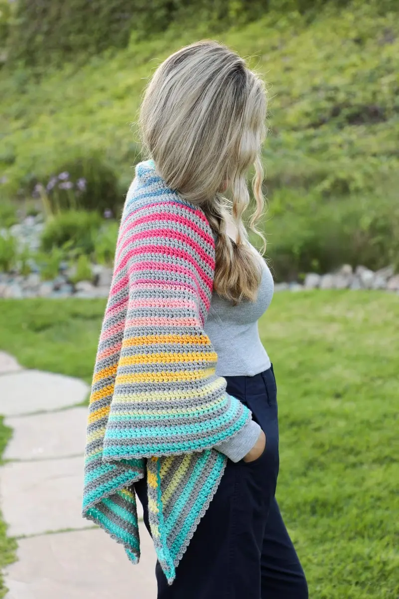 Crochet Kit - Horizon Shawl 2