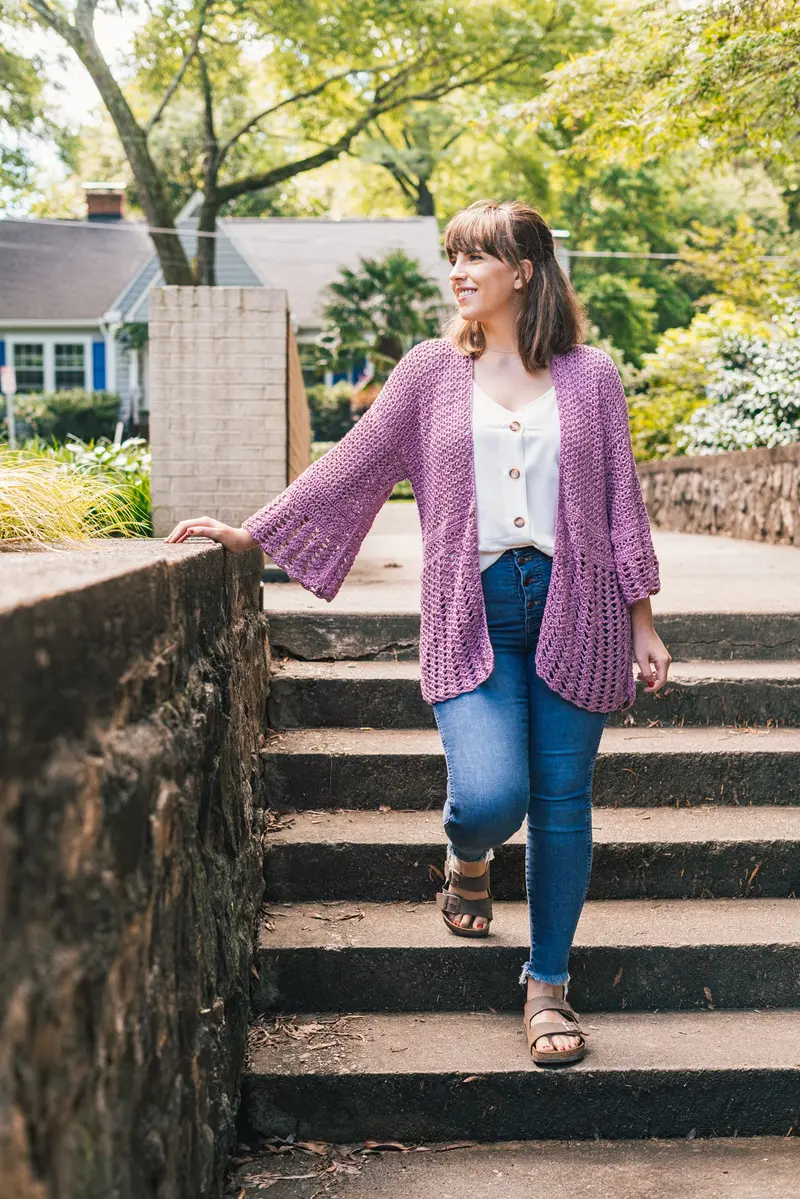 Crochet Kit  - Hydrangea Cardigan 1