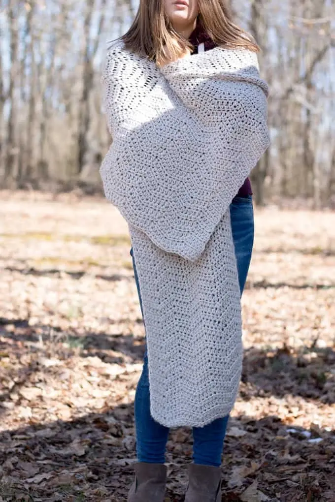 Crochet Kit - Isle Wave Wrap 1