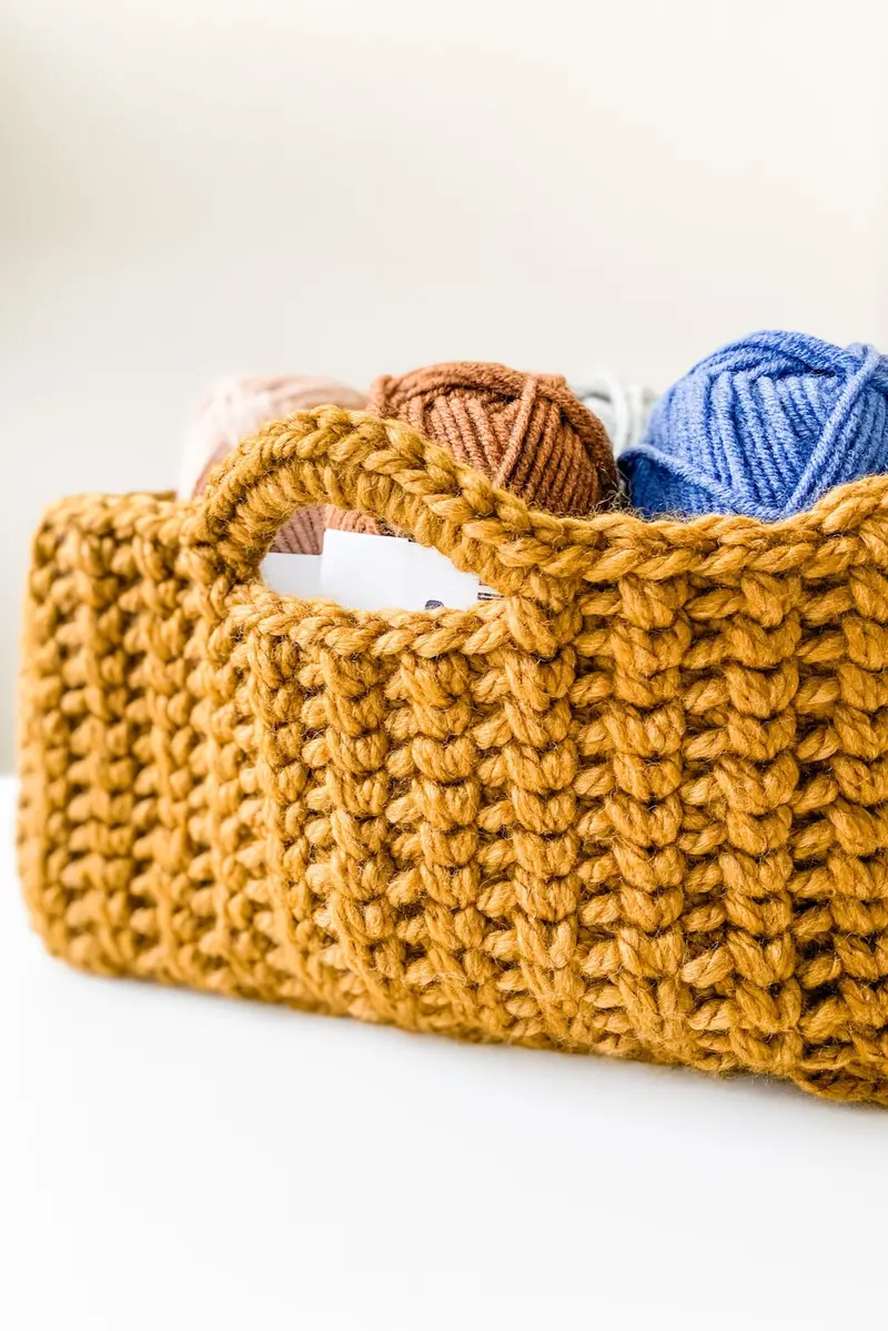 Crochet Kit - Jessie Stash Basket 1