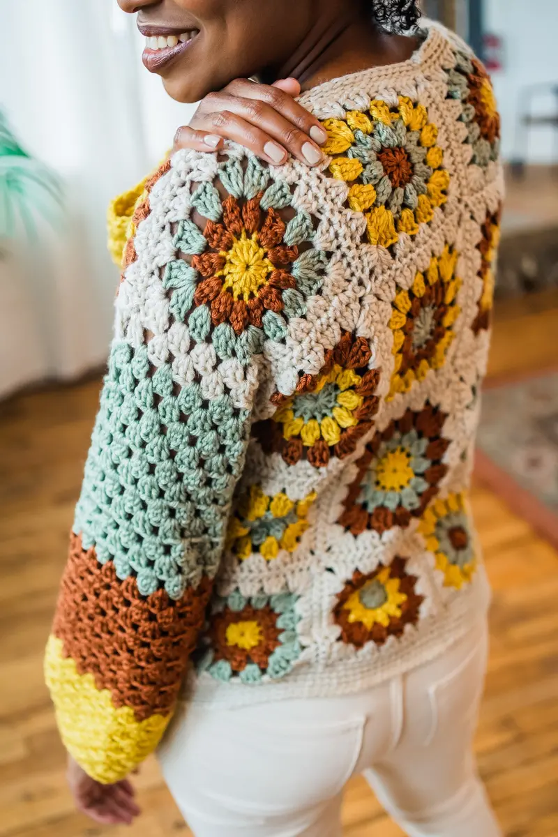 Crochet Kit - Joan Granny Sweater 2