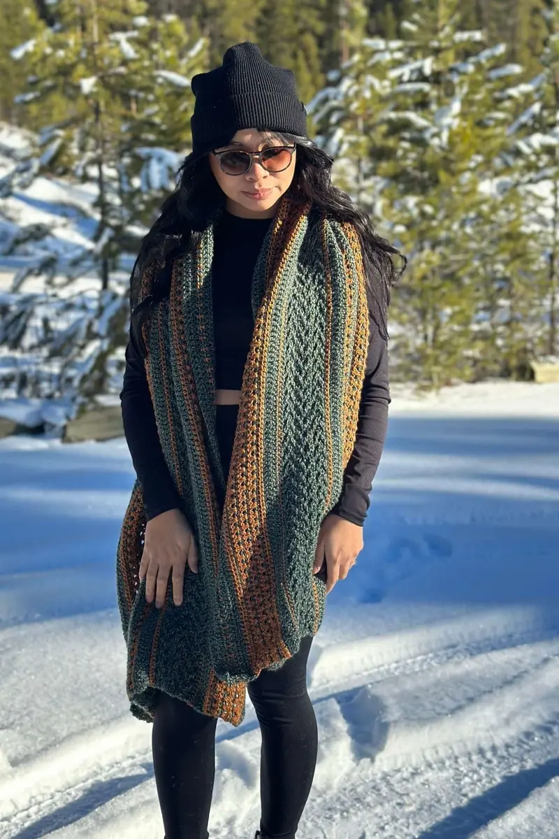 Crochet Kit - Johnston Wrap 1