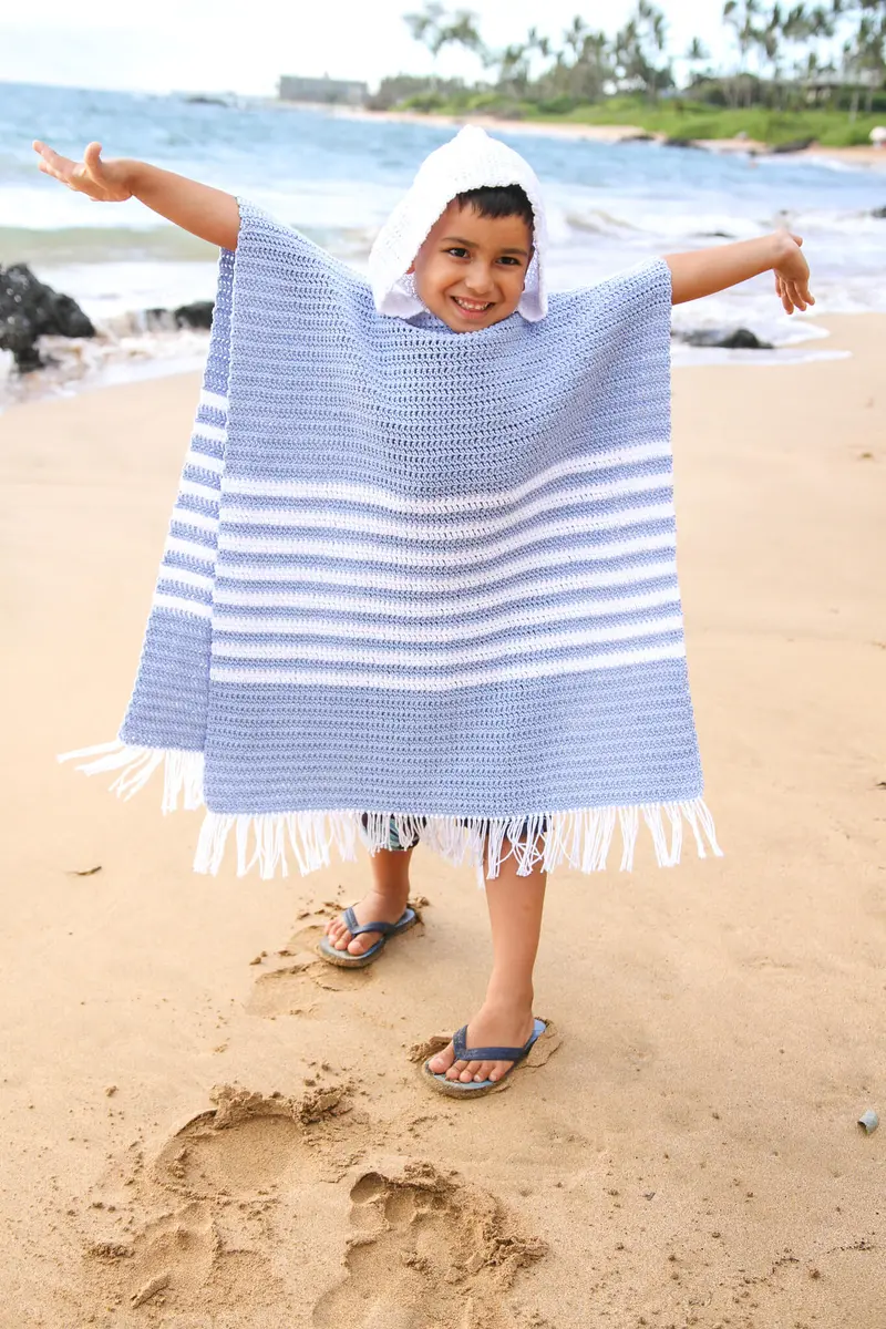 Crochet Kit - Kids Summer Poncho 1