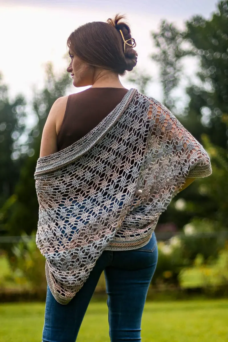 Crochet Kit - Lacy Cocoon Cardi 1