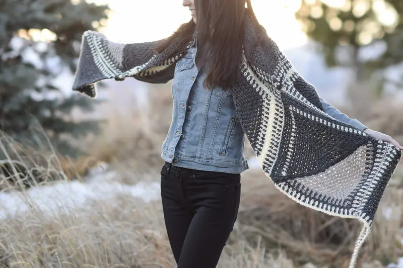 Crochet Kit - Las Cruces Wrap 2