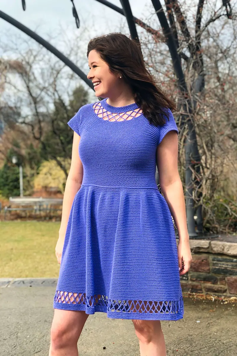 Crochet Kit - Lattice Lace Dress 1