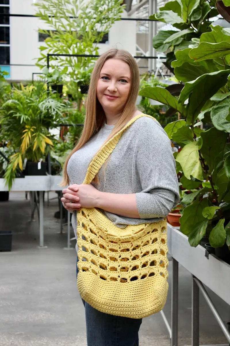 Crochet Kit - Lemon Drop Market Bag 1