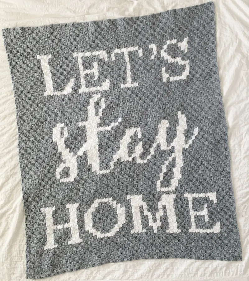 Crochet Kit - Let’S Stay Home Graphgan 1