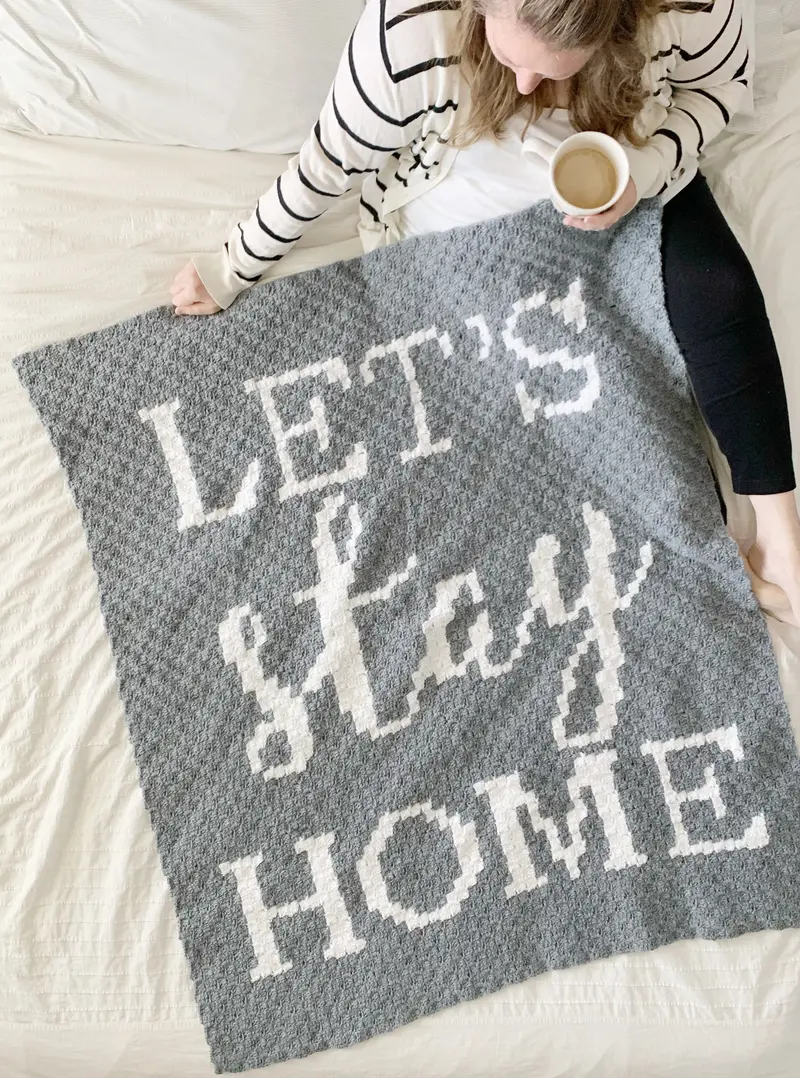 Crochet Kit - Let’S Stay Home Graphgan 2
