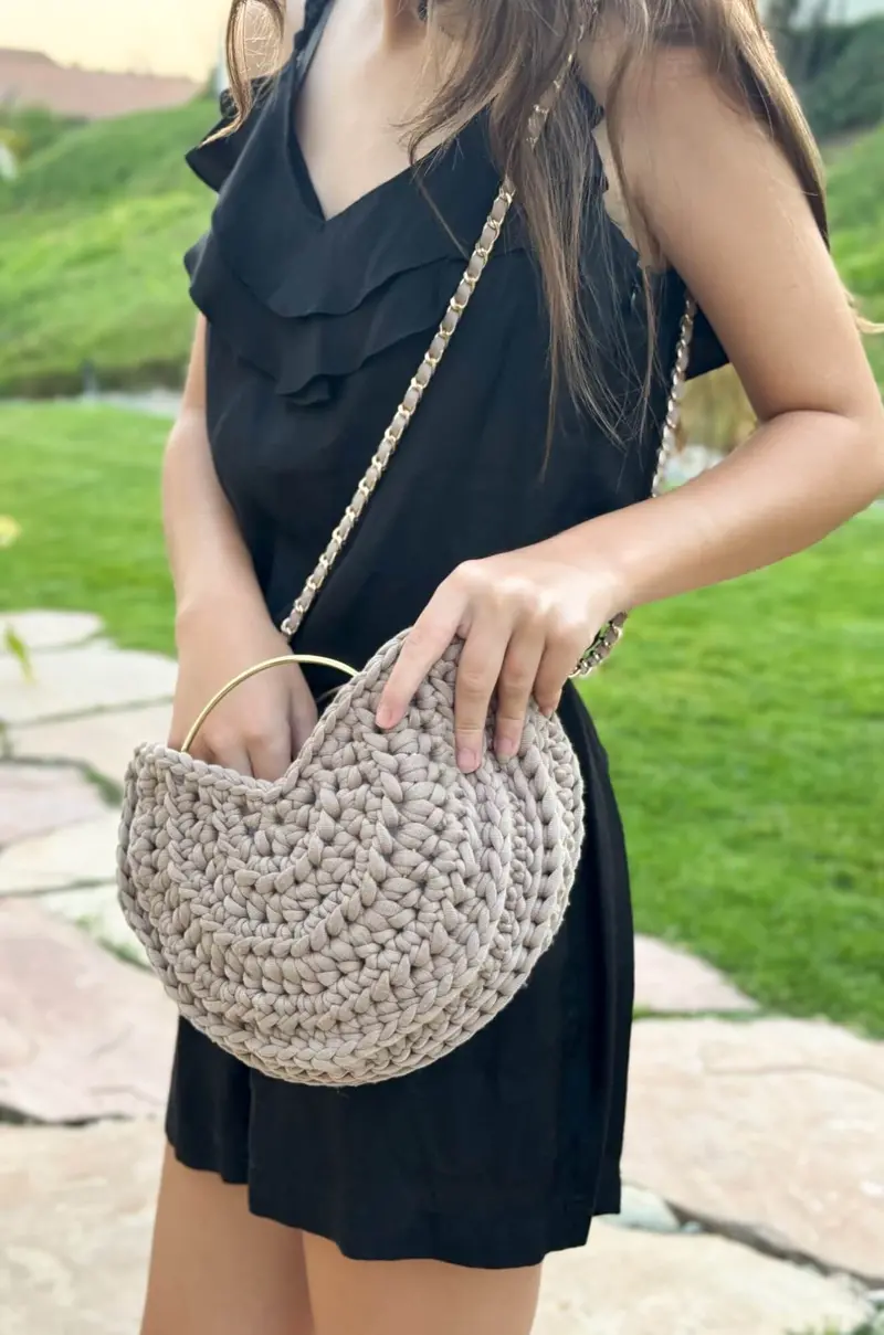 Crochet Kit - Lotus Bag 1