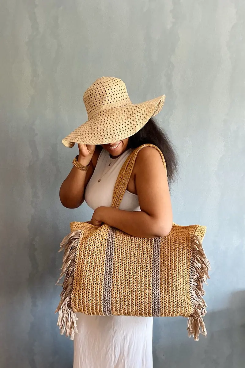 Crochet Kit - Lotus Beach Bag 1