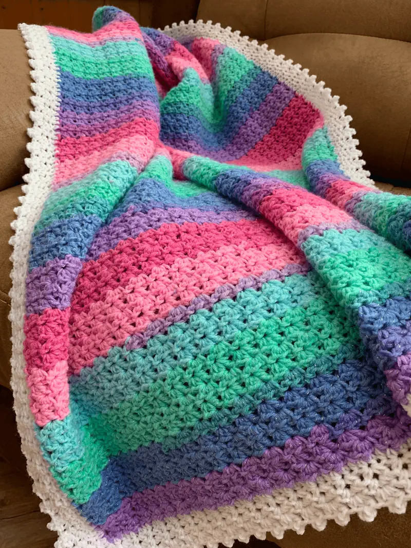 Crochet Kit - Lovey Dovey Baby Blanket 2