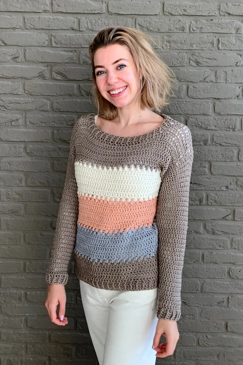 Crochet Kit - Luv Puff Sweater 1