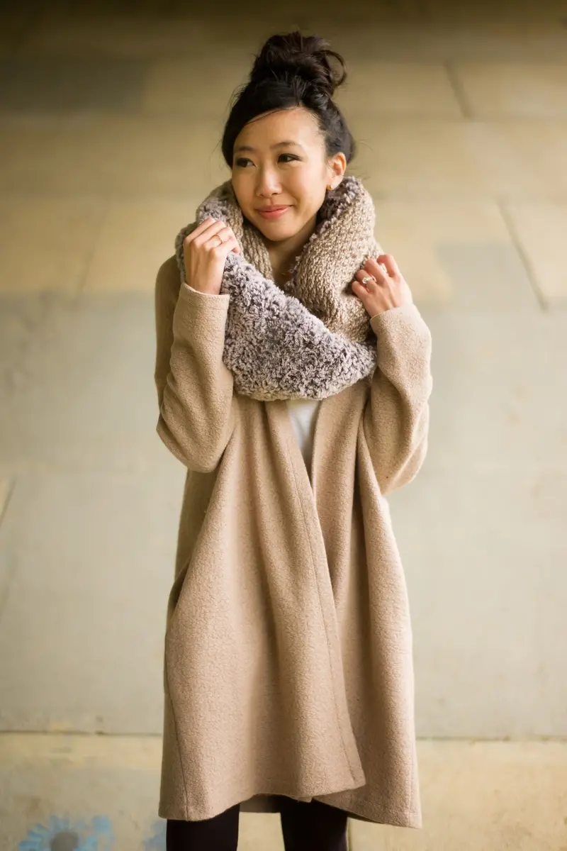 Crochet Kit - Luxe Faux Fur Cowl 2