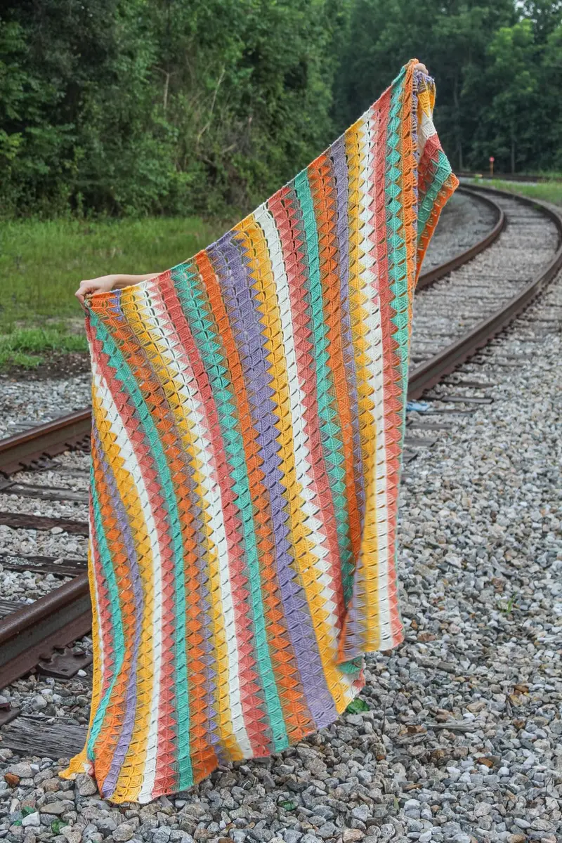 Crochet Kit - Mandala Mosaic Blanket 1