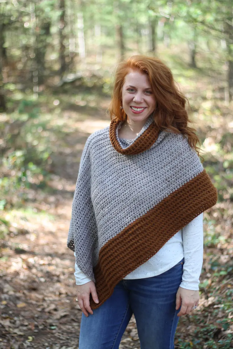 Crochet Kit - Maple Ridge Poncho 1