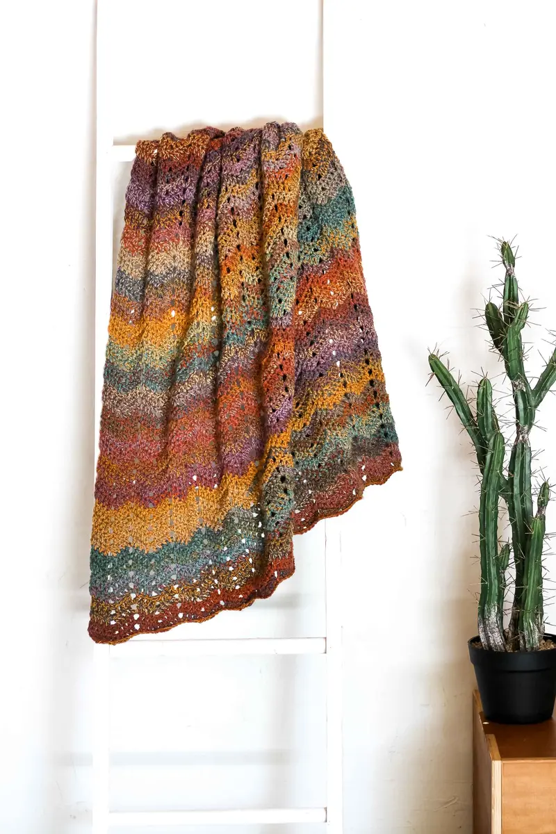 Crochet Kit - Mesa Ripple Blanket 1