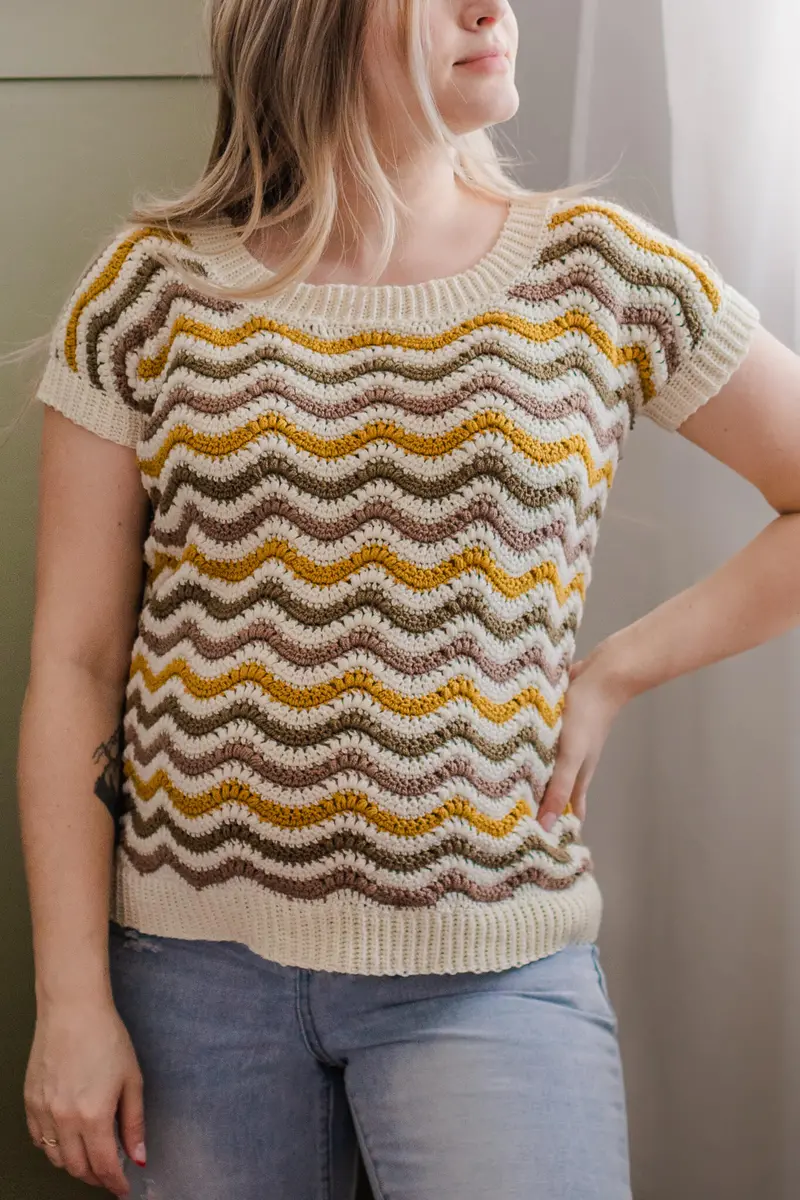 Crochet Kit - Misty Valley Tee 1