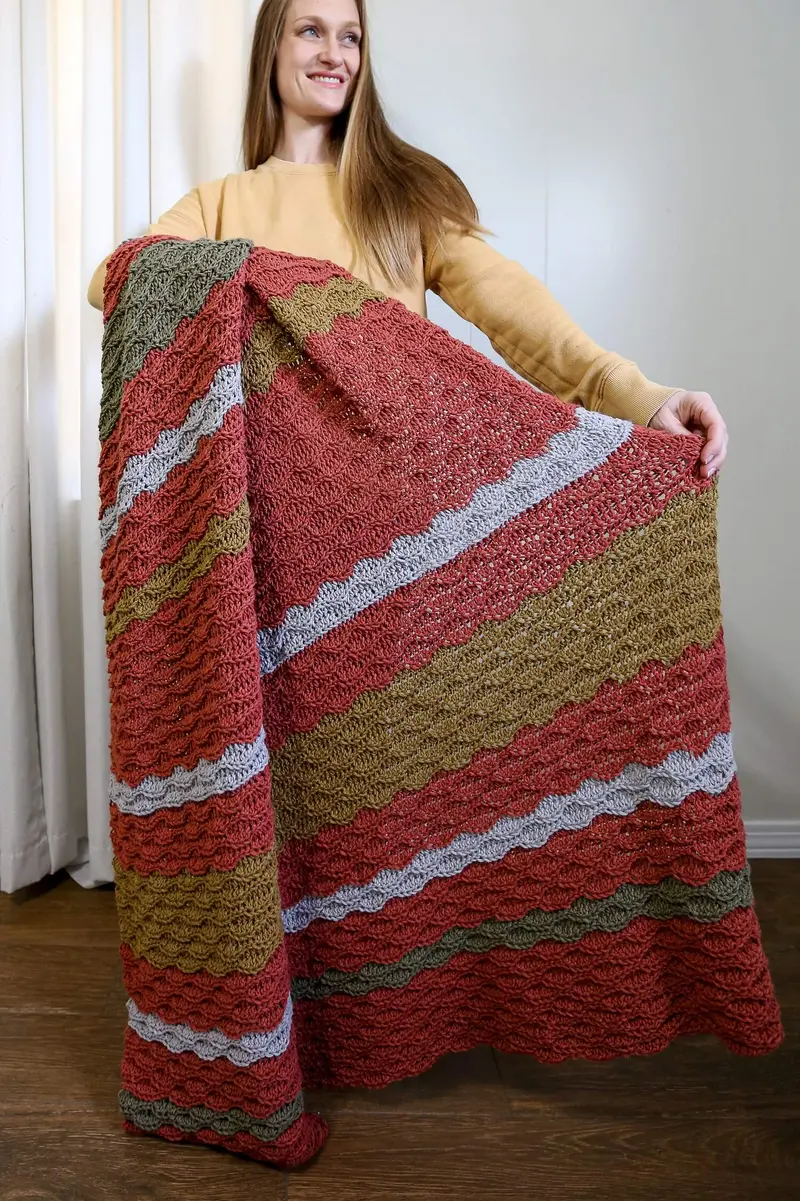Crochet Kit - Modern Retro Throw 1
