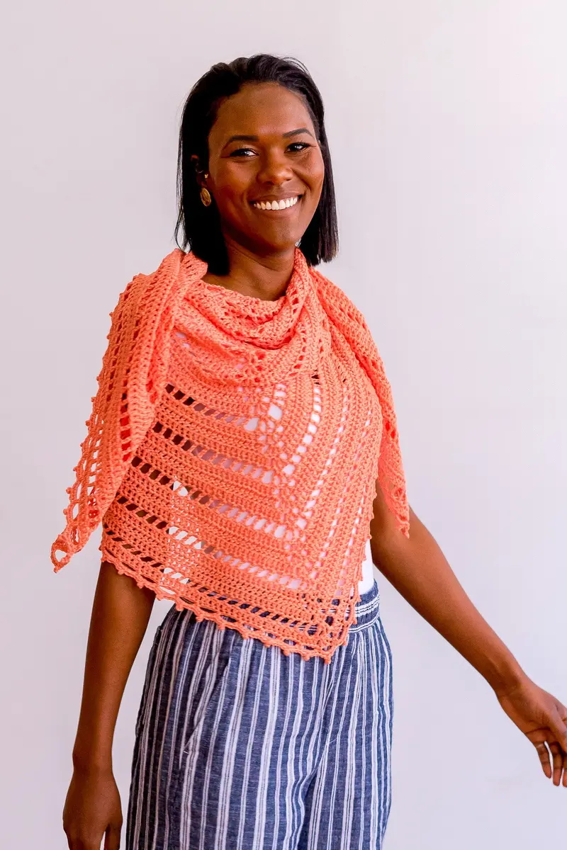 Crochet Kit - Montego Shawl 2