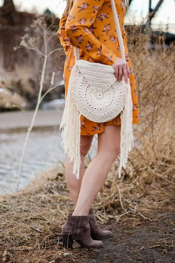 Crochet Kit - Moonrise Boho Bag 1