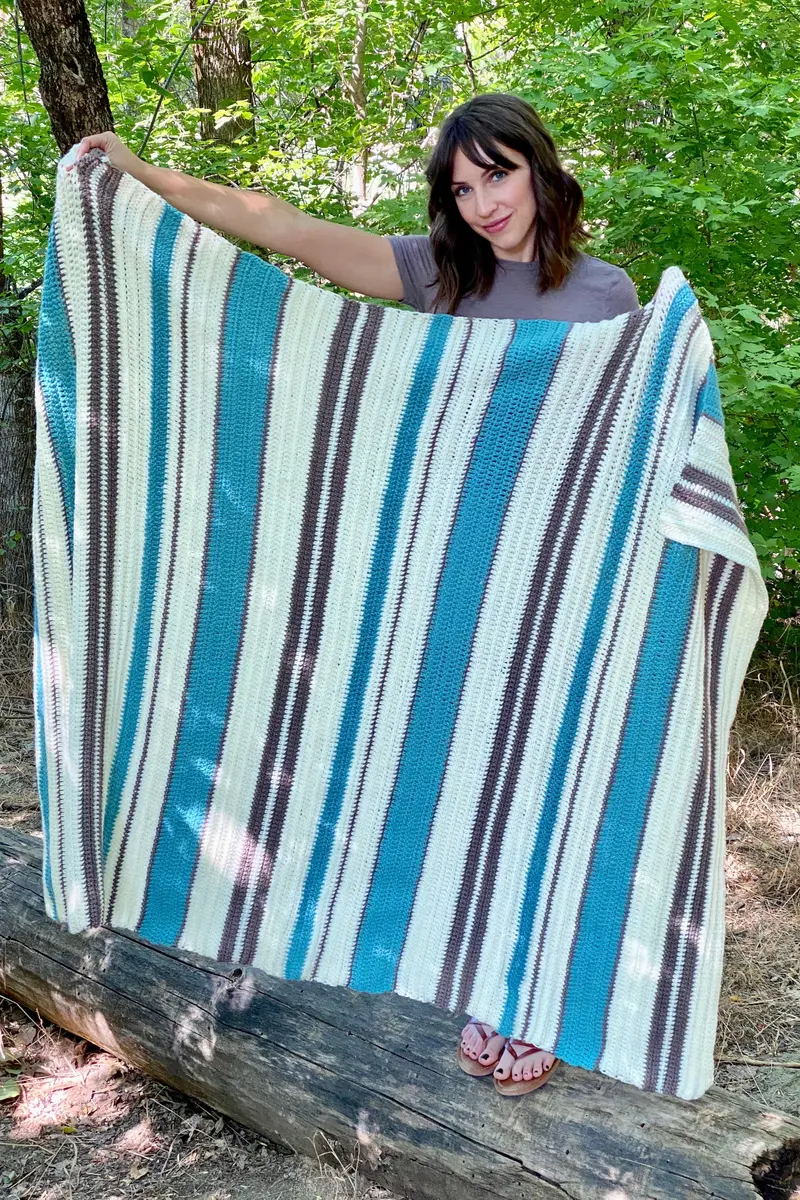 Crochet Kit - Moonstone Throw 1