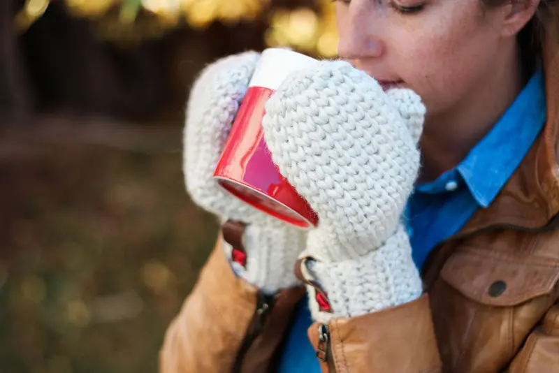 Crochet Kit - Morning Mittens 1