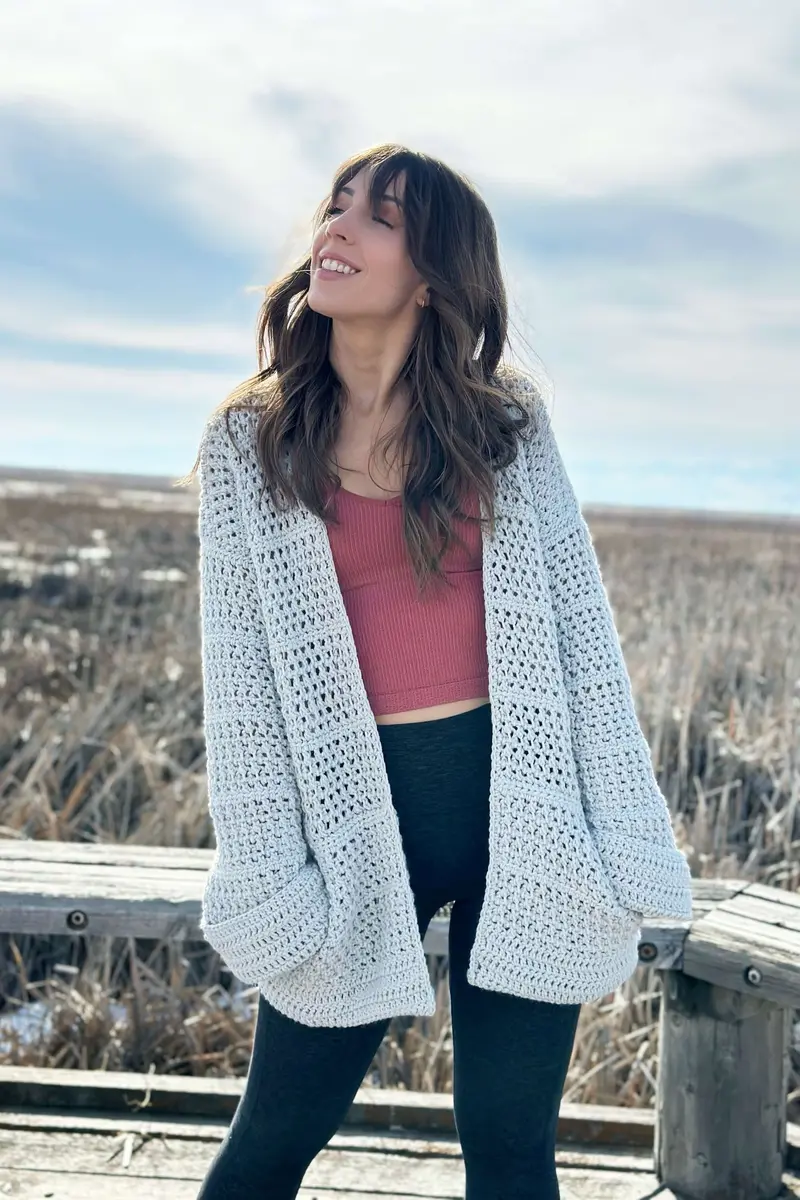 Crochet Kit - Morning Mug Cardigan 1