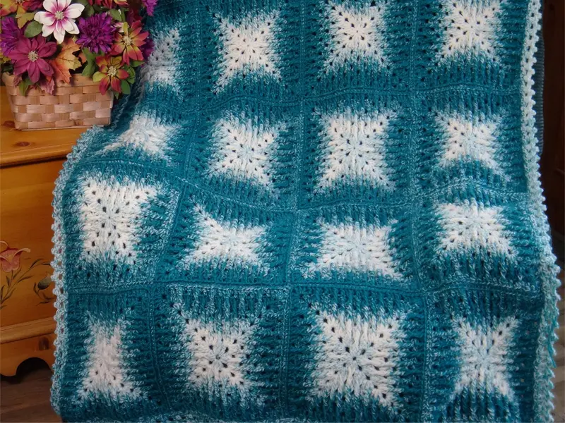 Crochet Kit - Mosaic Magic Afghan 1