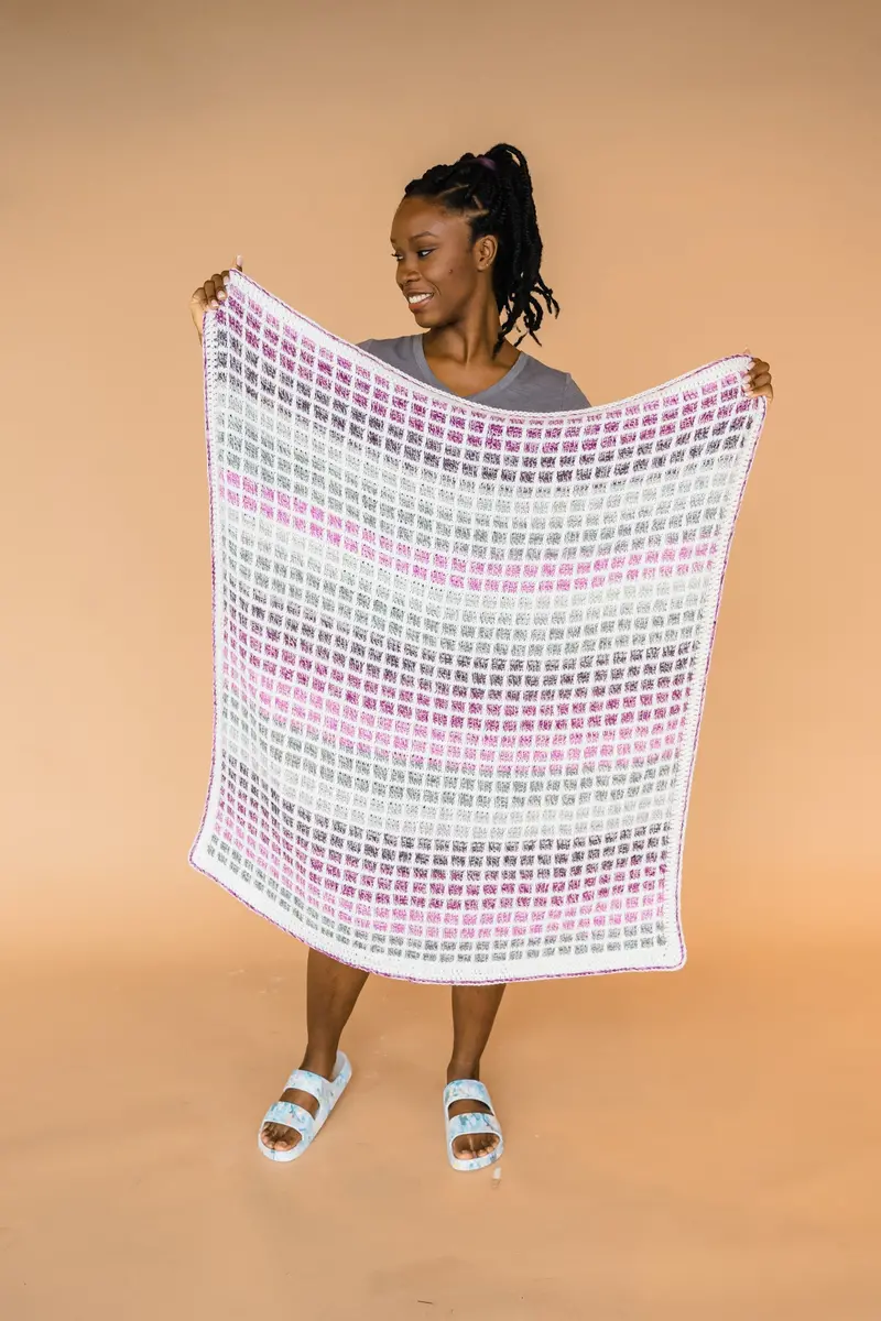 Crochet Kit - Mulberry Afghan 1