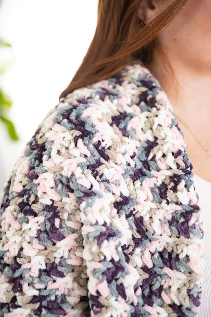 Crochet Kit - My Favorite Simple Cozy Shrug 2