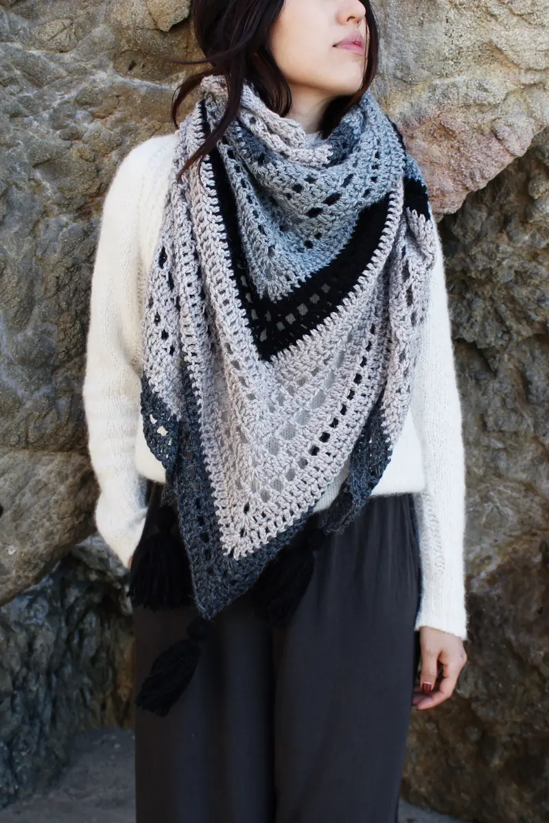 Crochet Kit - Mystic Morning Wrap 1