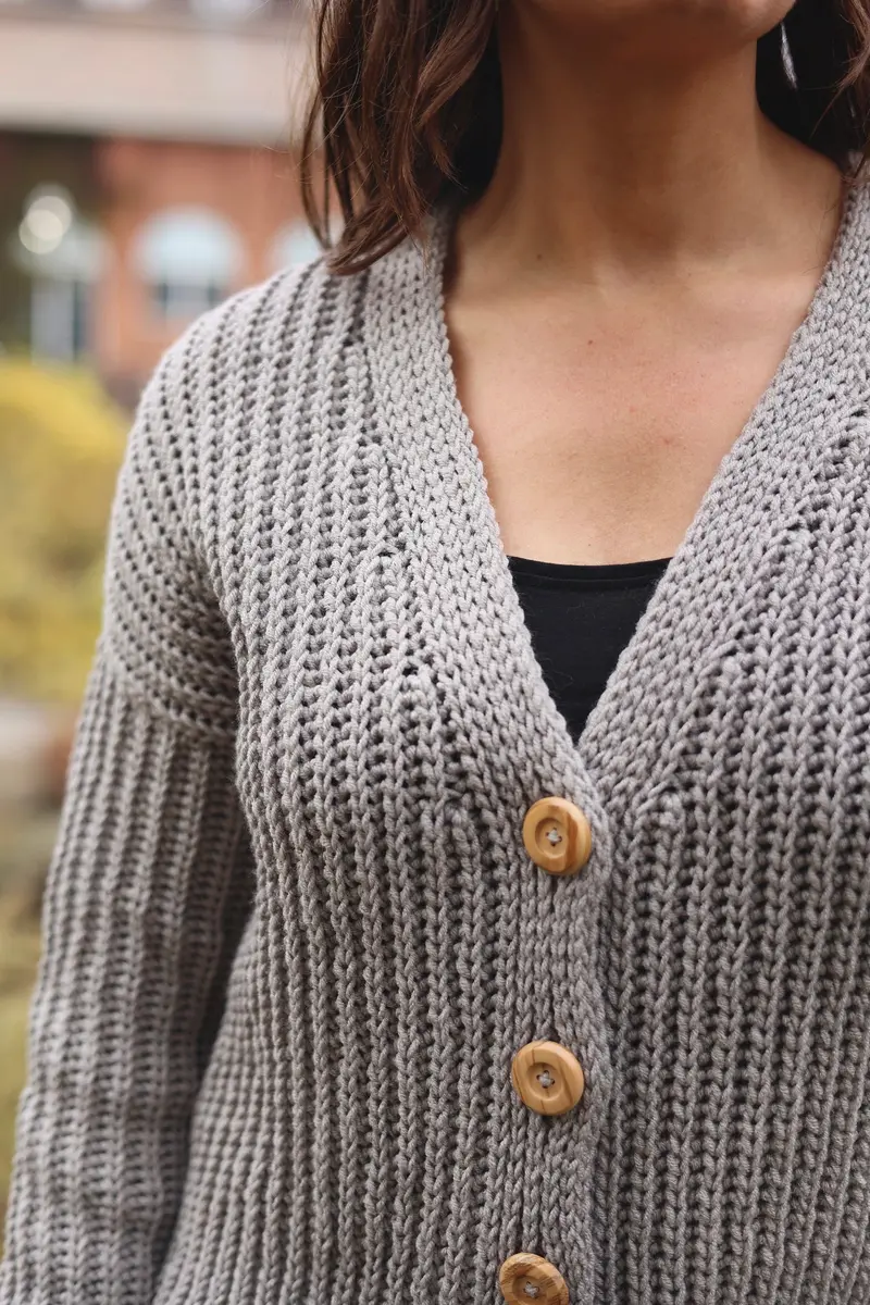 Crochet Kit - Nantucket Ribbed Cardigan 2