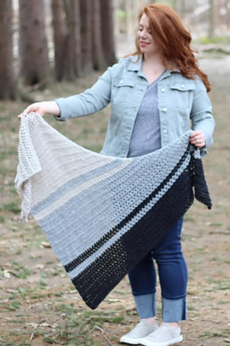 Crochet Kit - North Woods Shawl 1