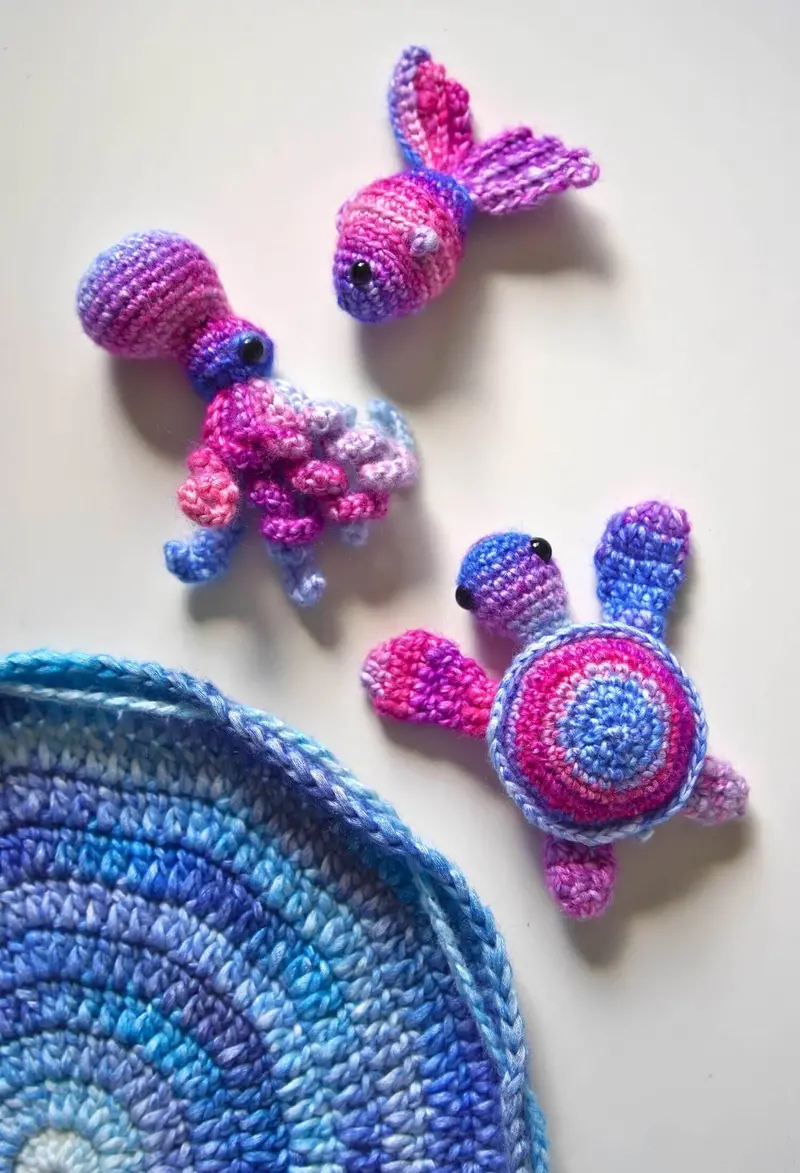 Crochet Kit - Ocean Pals Playset 2