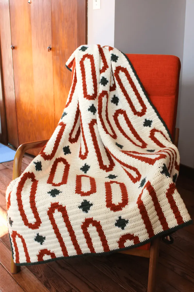 Crochet Kit - Oval Avenue Blanket 1