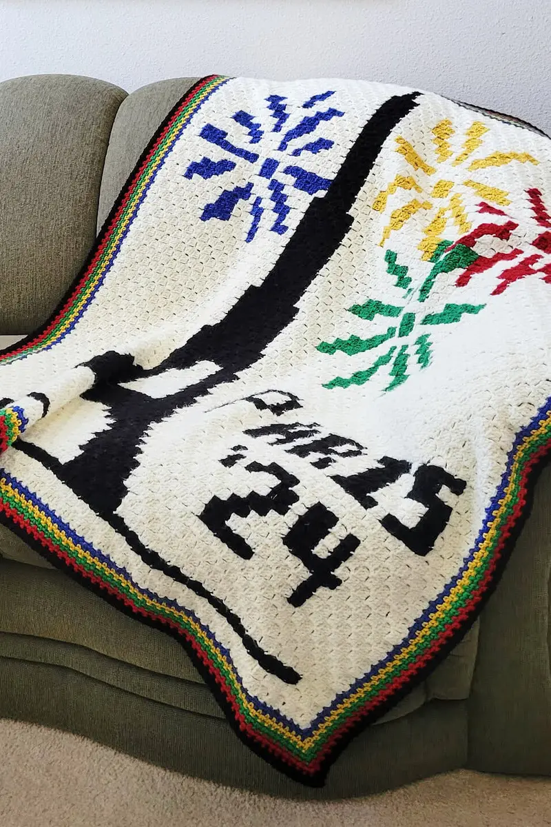 Crochet Kit - Paris '24 Throw 1