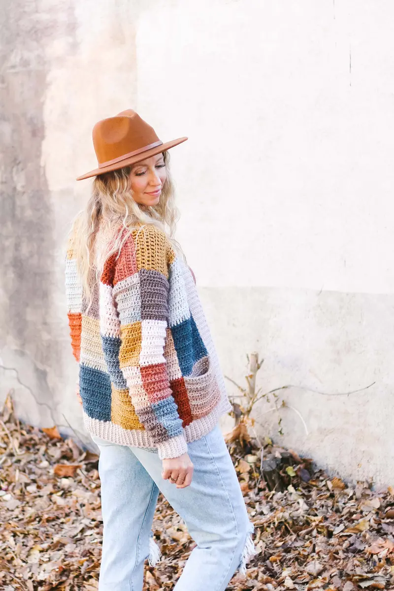 Crochet Kit - Patchwork Party Cardi 1