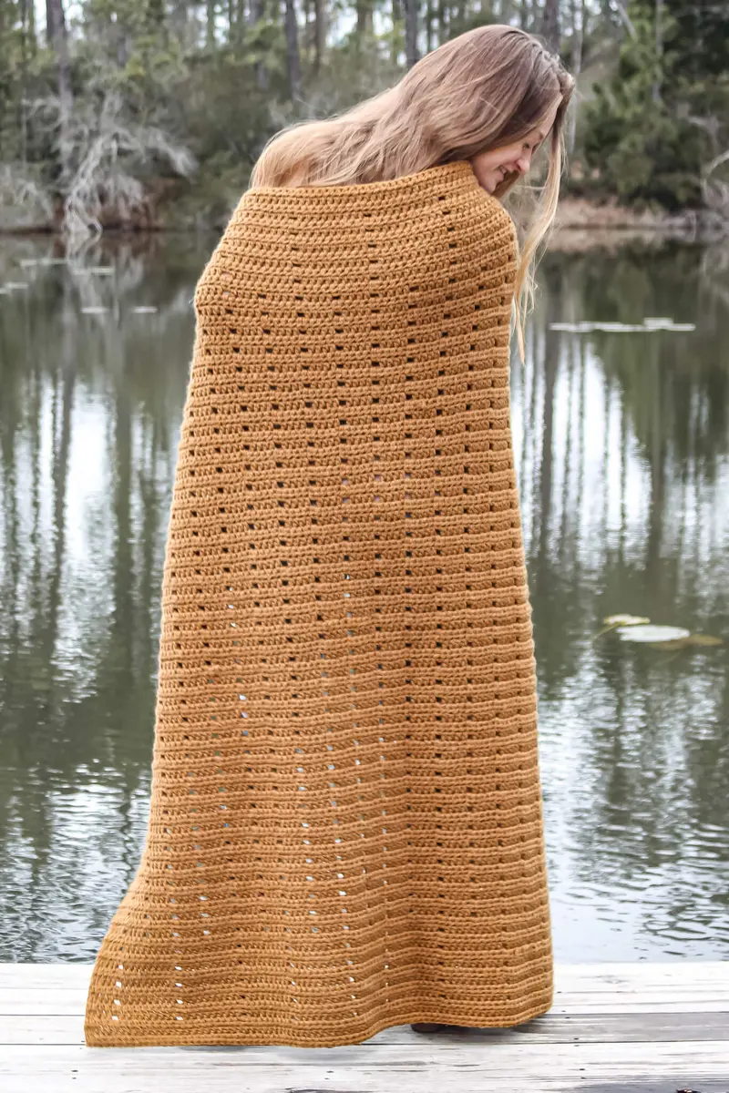 Crochet Kit - Peek A Boo Blanket 1