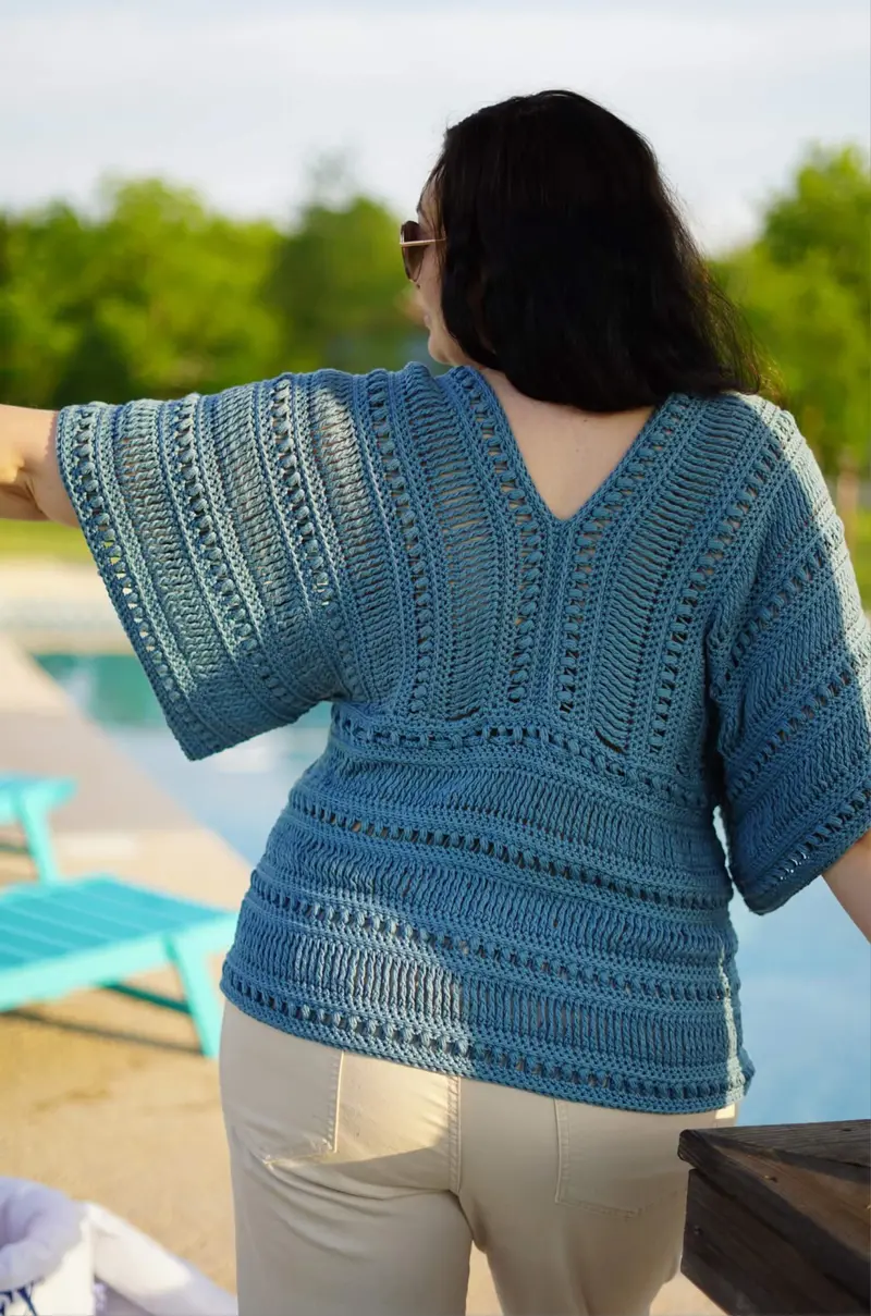 Crochet Kit - Peekaboo Blouse 2