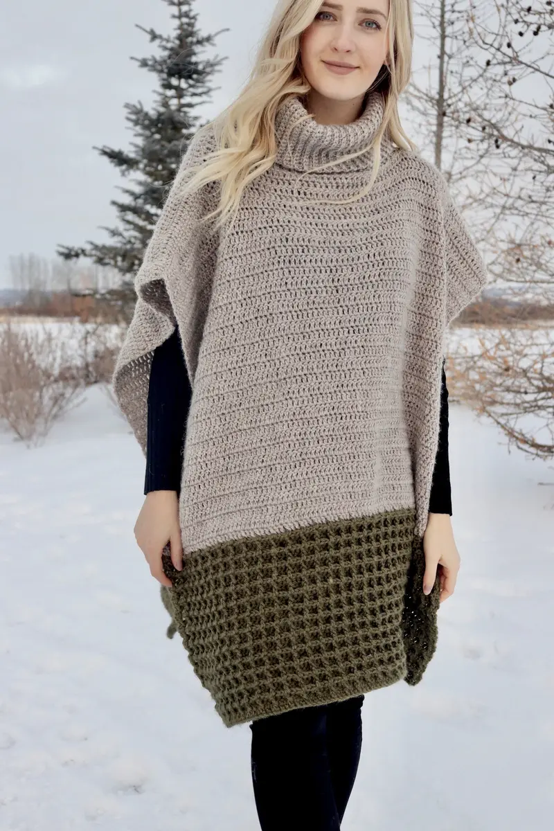 Crochet Kit - Pembina Poncho 1