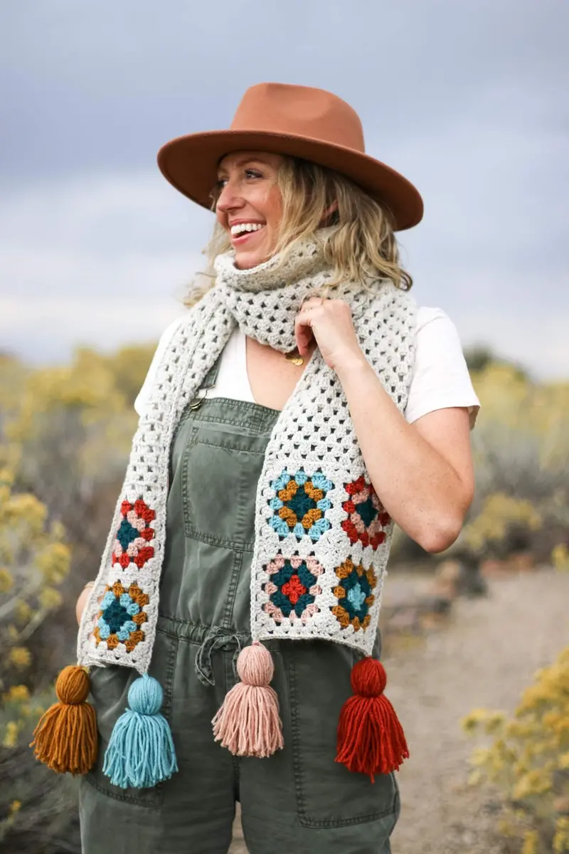 Crochet Kit - Perennial Scarf 1