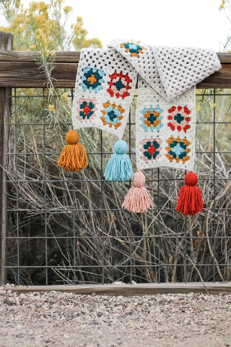 Crochet Kit - Perennial Scarf 2