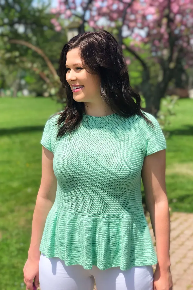 Crochet Kit - Perfect Peplum Top 1