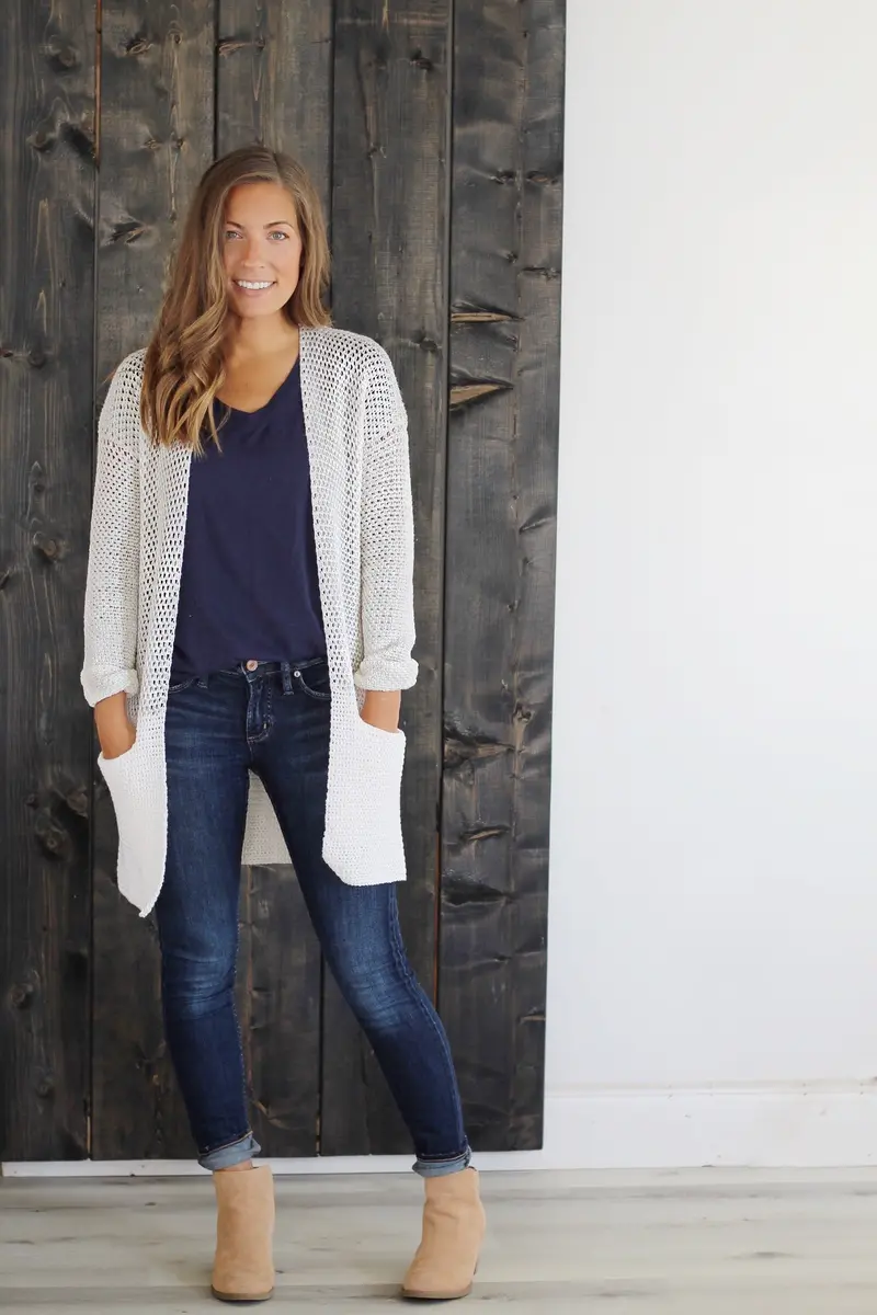 Crochet Kit - Peyton Texture Block Cardigan 1