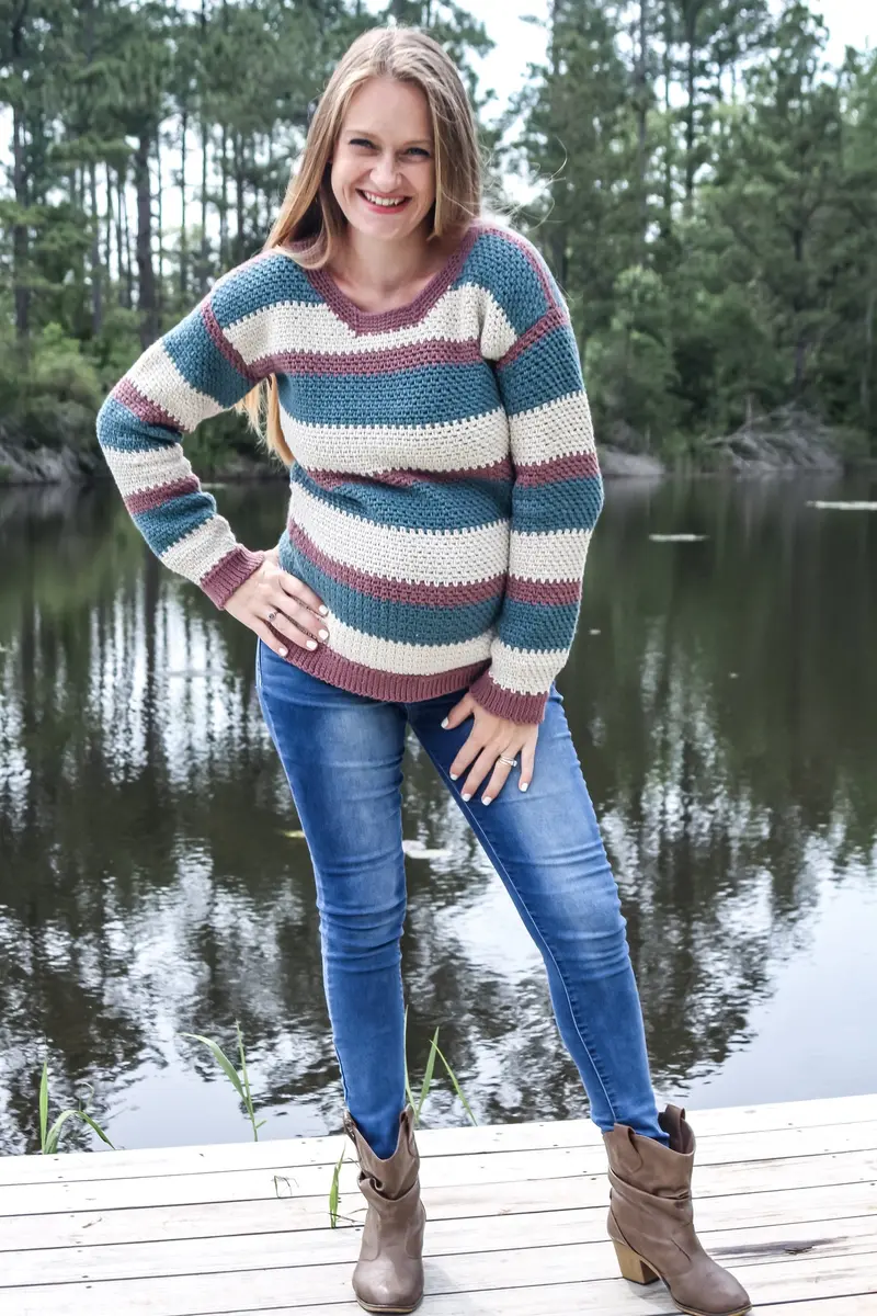 Crochet Kit - Pima Pullover Sweater 1