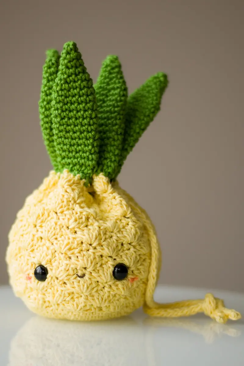 Crochet Kit - Pineapple Purse 1