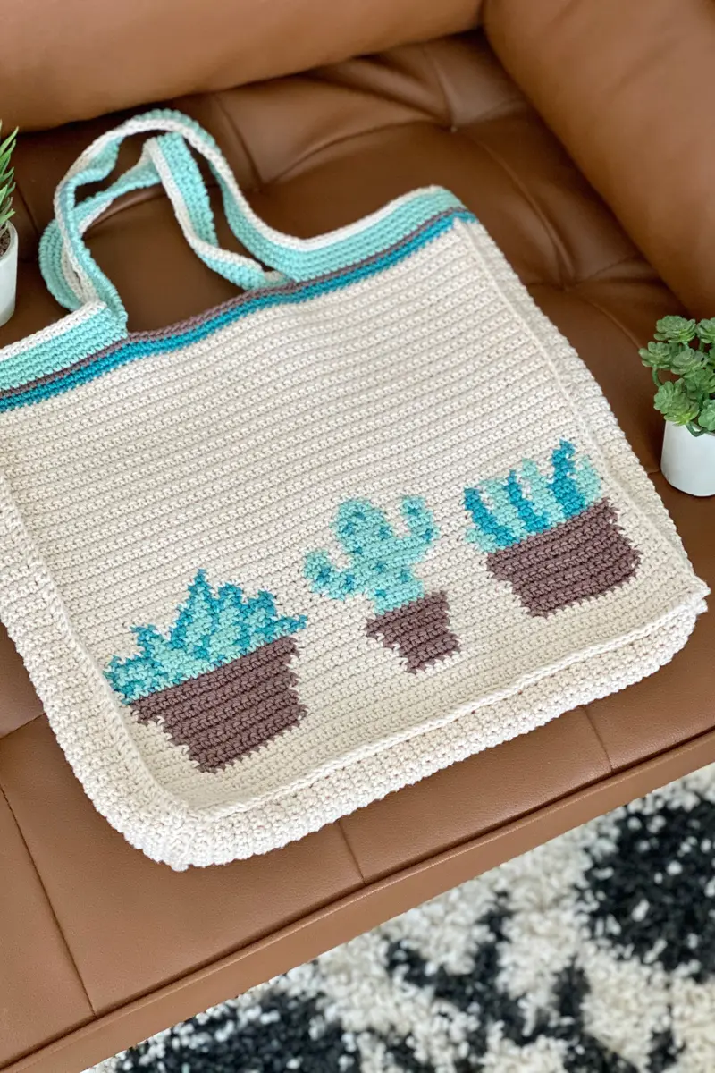Crochet Kit - Plant Lady Tote 1