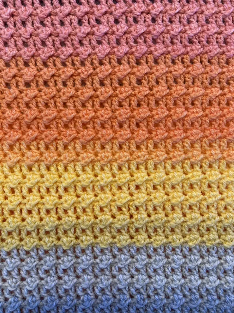 Crochet Kit - Playful Colors Baby Blanket 2