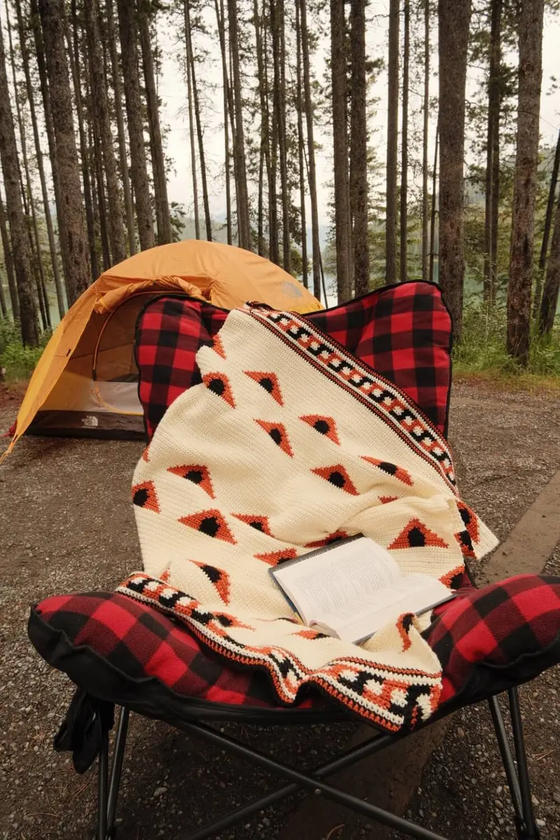 Crochet Kit - Point Camping Blanket 1